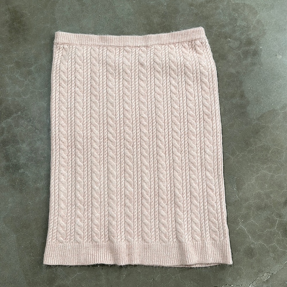 Cable Knit Skirt